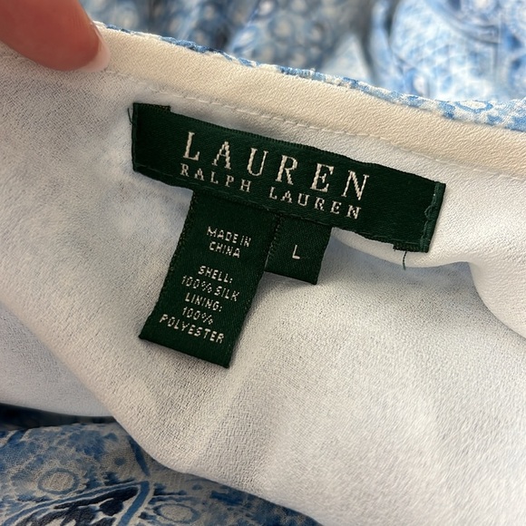 Lauren Ralph Lauren 100%Silk Skirt with ruffles - Picture 7 of 7